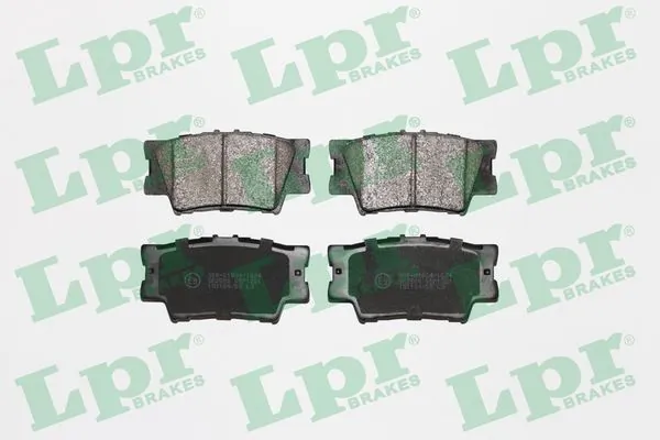 05P1281 LPR Колодки гальмівні задні, дискові