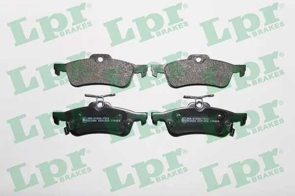05P1458 LPR Колодки гальмівні задні, дискові