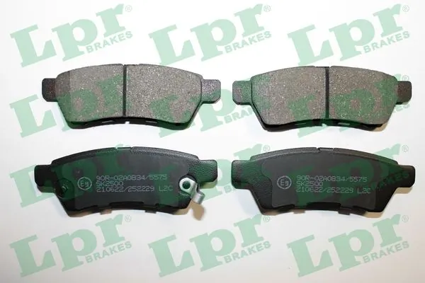 05P2229 LPR Колодки гальмівні задні, дискові