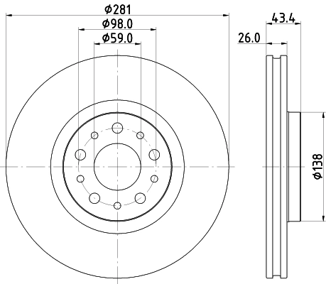 Гальмівні диски передні 9518041 Brembo