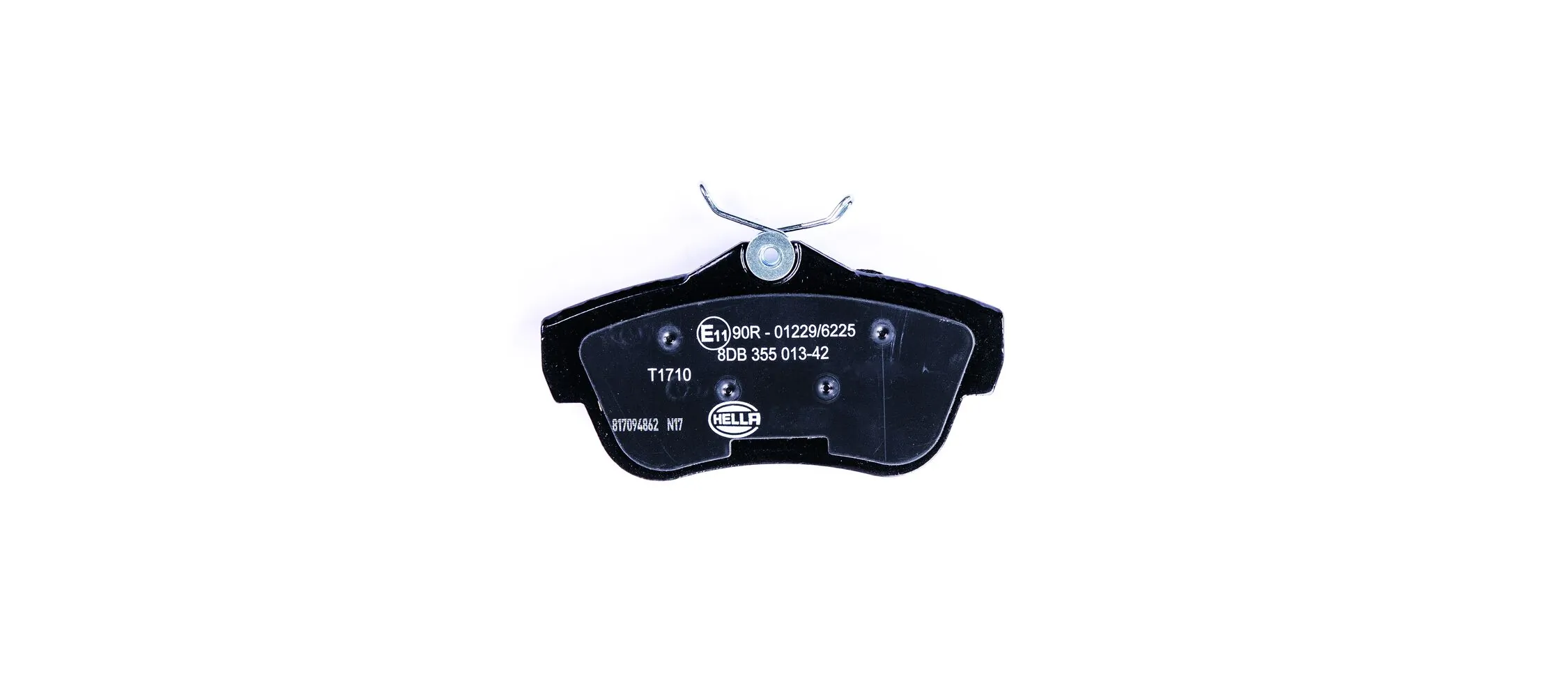 8DB355013421 HELLA Колодки гальмівні задні, дискові