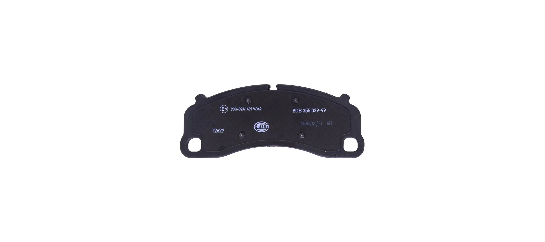 8DB355039991 HELLA Передні гальмівні колодки