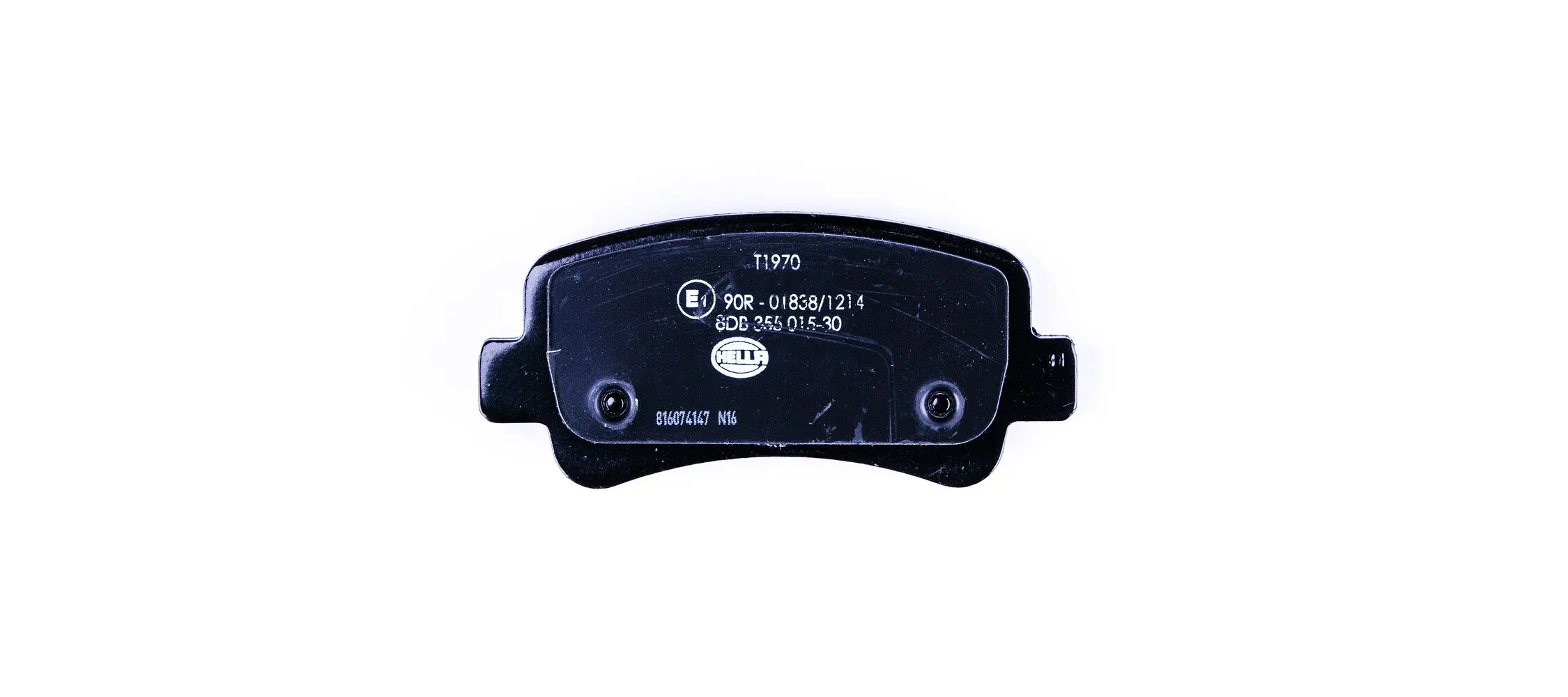 8DB355015301 HELLA Колодки гальмівні задні, дискові