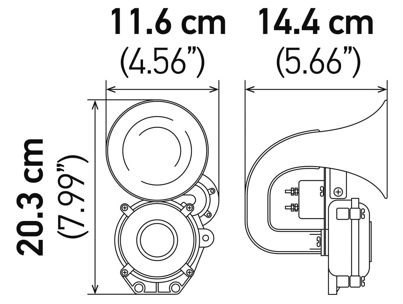 Сигнали звукові Hico FNF010 ціна, від 71.89 USD