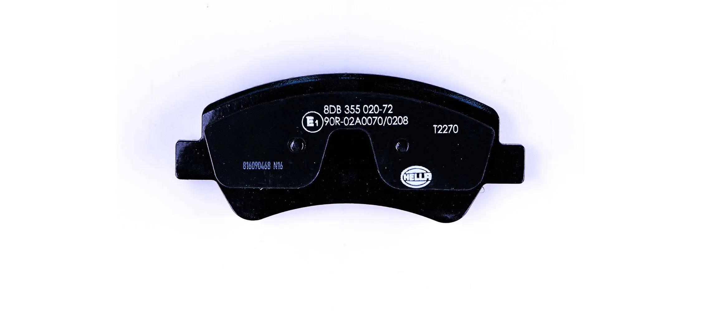 8DB355020721 HELLA Колодки гальмівні задні, дискові
