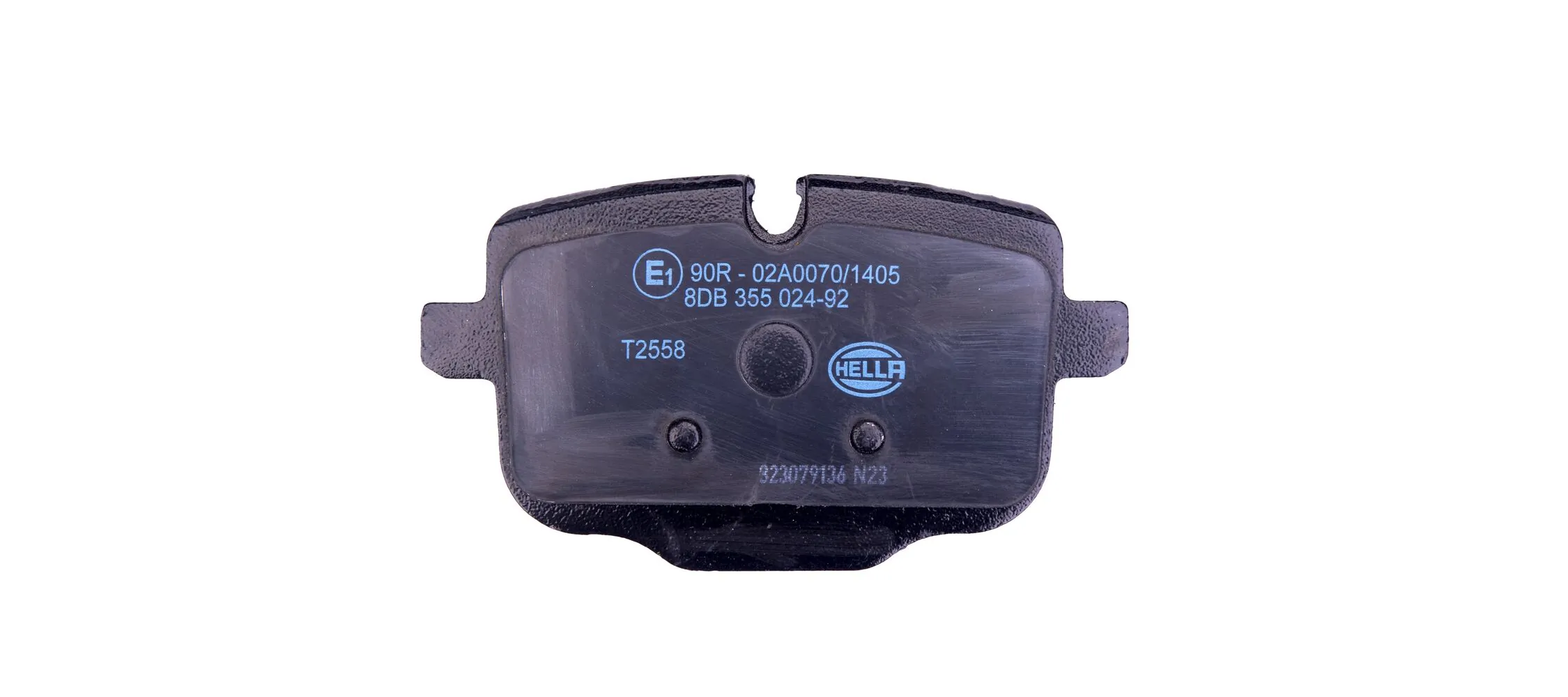 8DB355024921 HELLA Колодки гальмівні задні, дискові