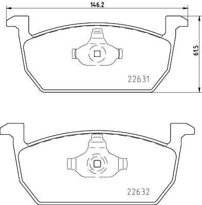  Передні тормозні колодки Volkswagen Polo 6