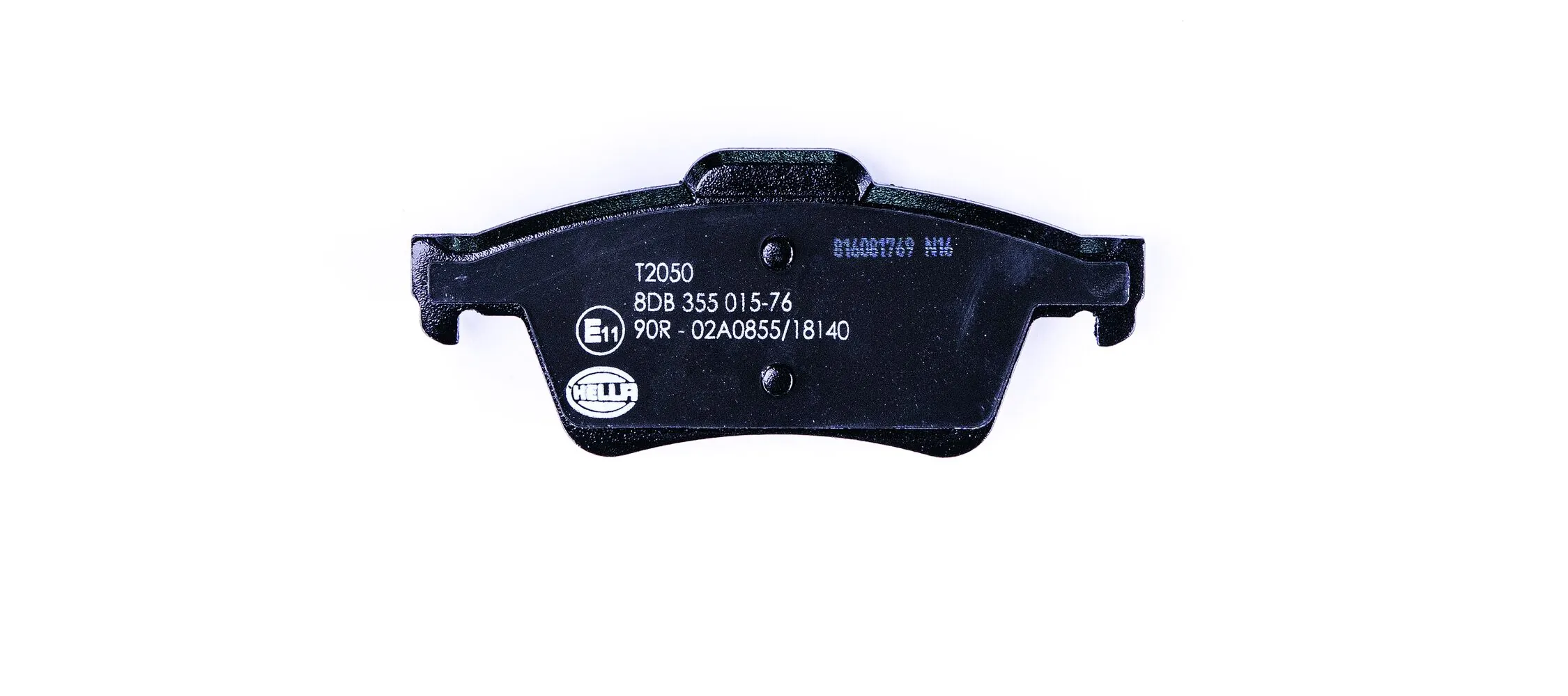 8DB355015761 HELLA Колодки гальмівні задні, дискові