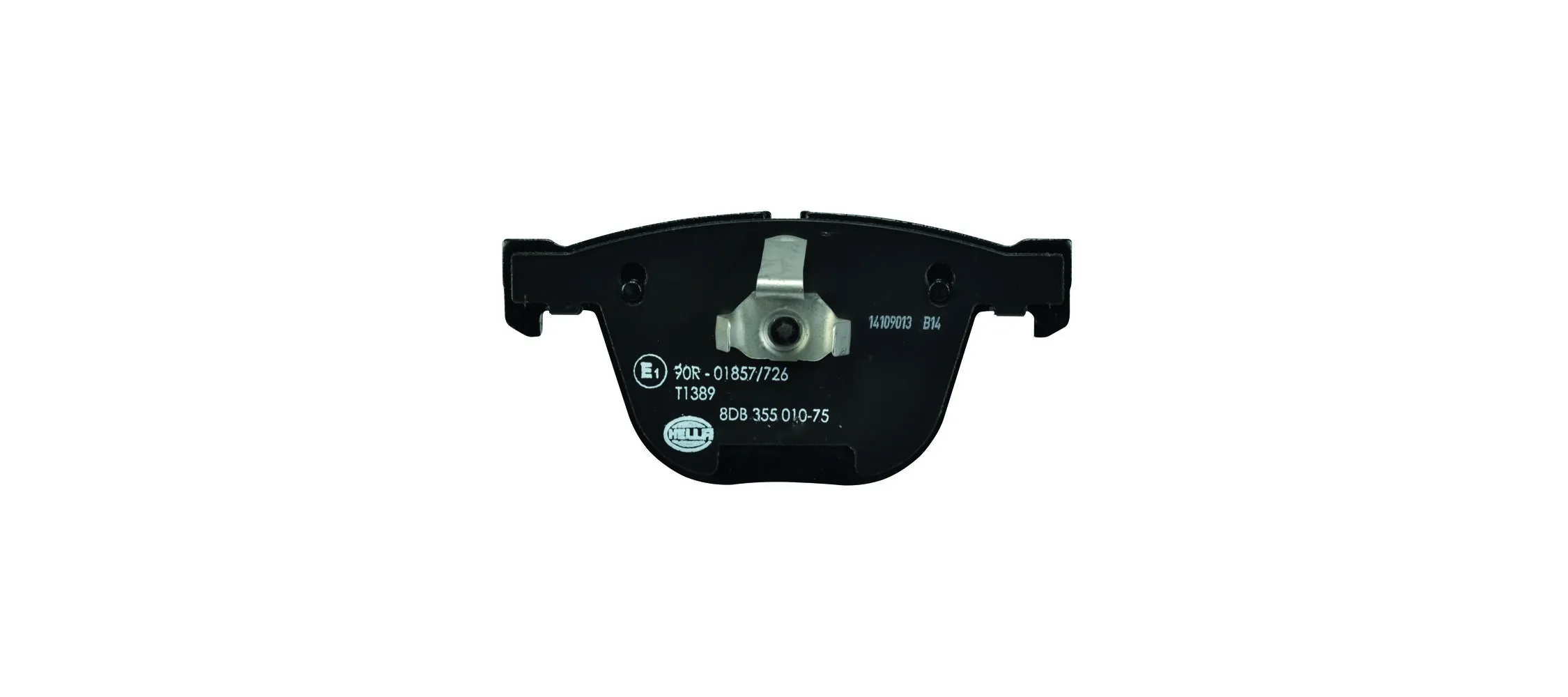 8DB355010751 HELLA Колодки гальмівні задні, дискові