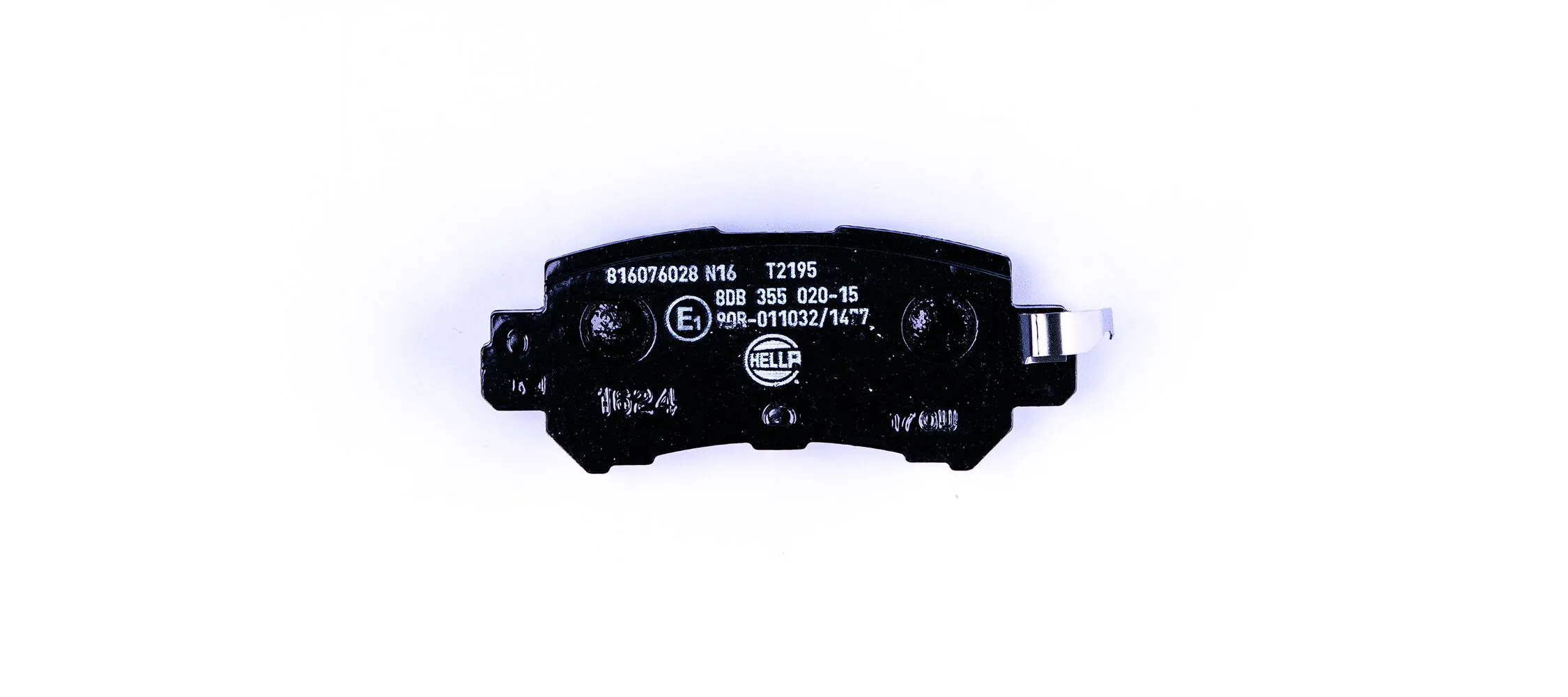 8DB355020151 HELLA Колодки гальмівні задні, дискові