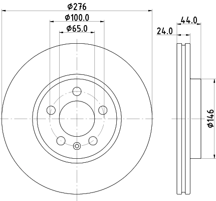Гальмівні диски передні C3W059ABE ABE