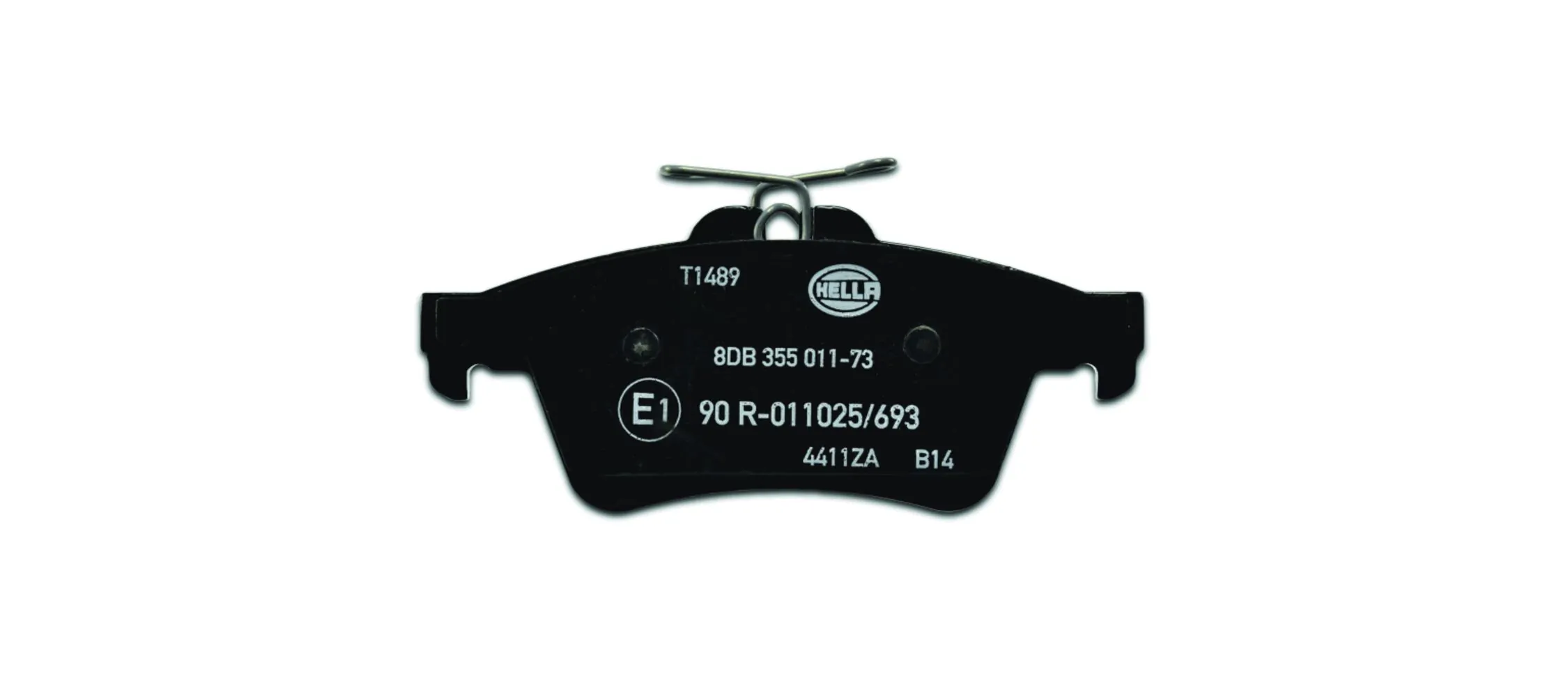 8DB355011731 HELLA Колодки гальмівні задні, дискові