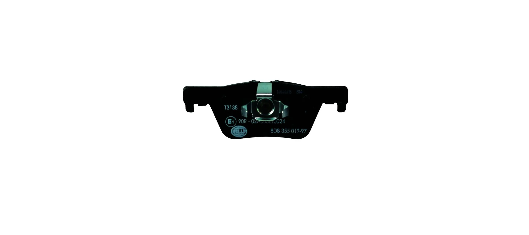 8DB355019971 HELLA Колодки гальмівні задні, дискові