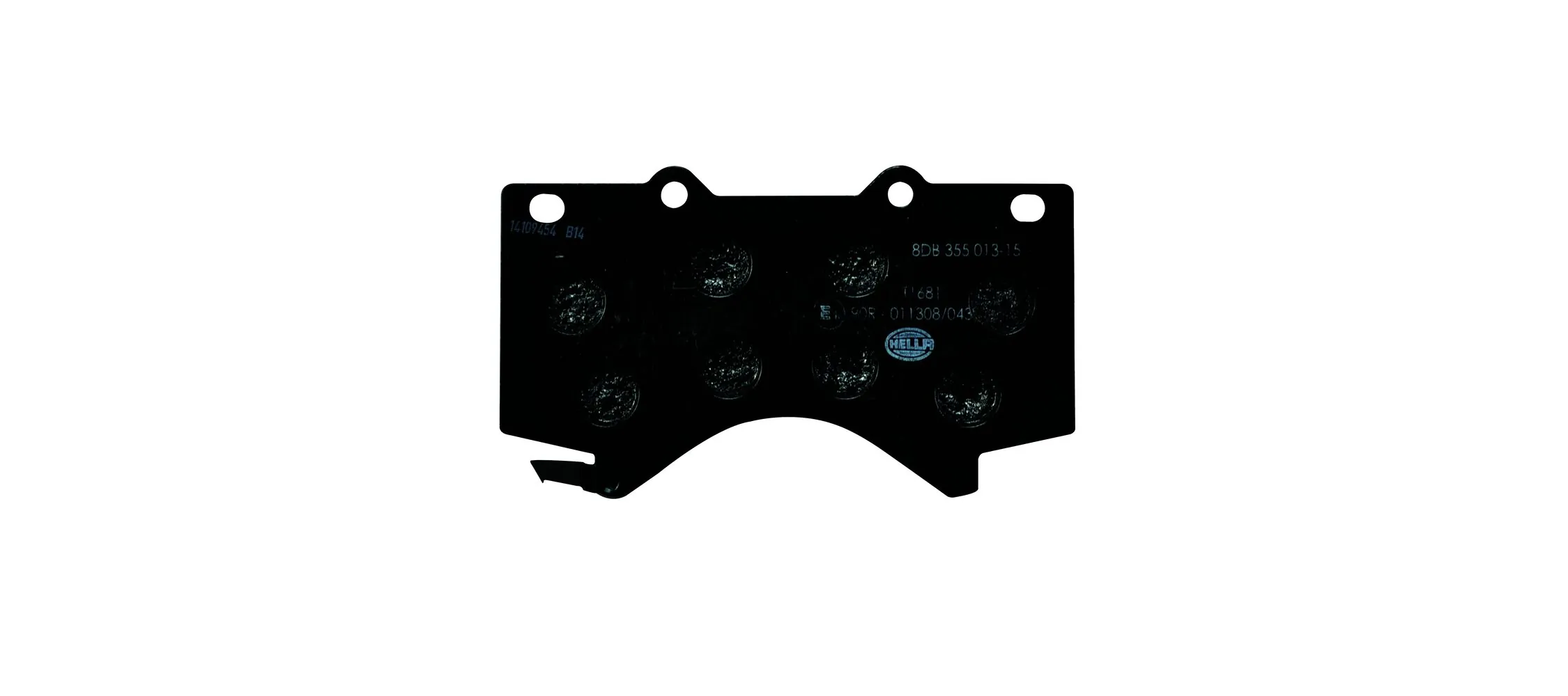 8DB355013151 HELLA Передні гальмівні колодки