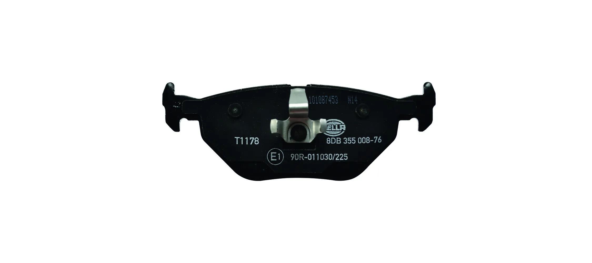 8DB355008761 HELLA Колодки гальмівні задні, дискові