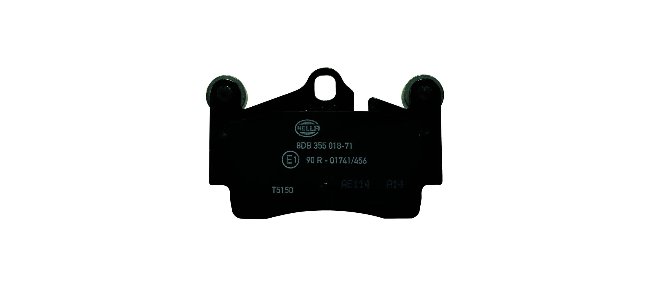 8DB355018711 HELLA Колодки гальмівні задні, дискові