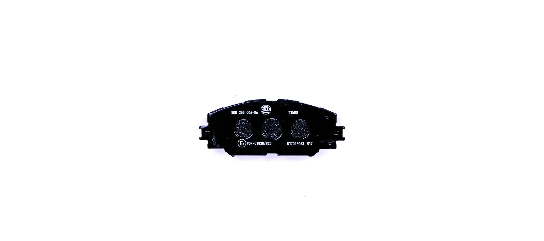 8DB355006861 HELLA Передні гальмівні колодки
