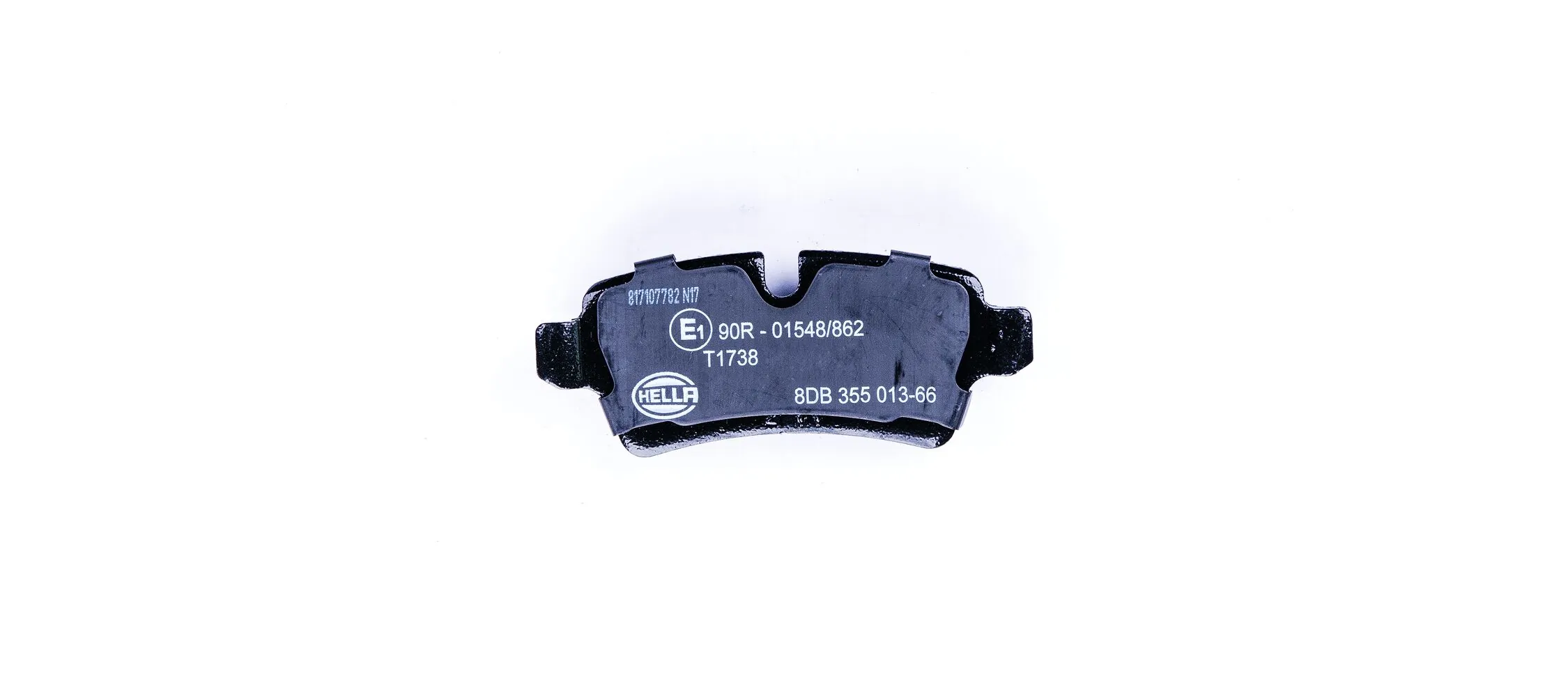 8DB355013661 HELLA Колодки гальмівні задні, дискові