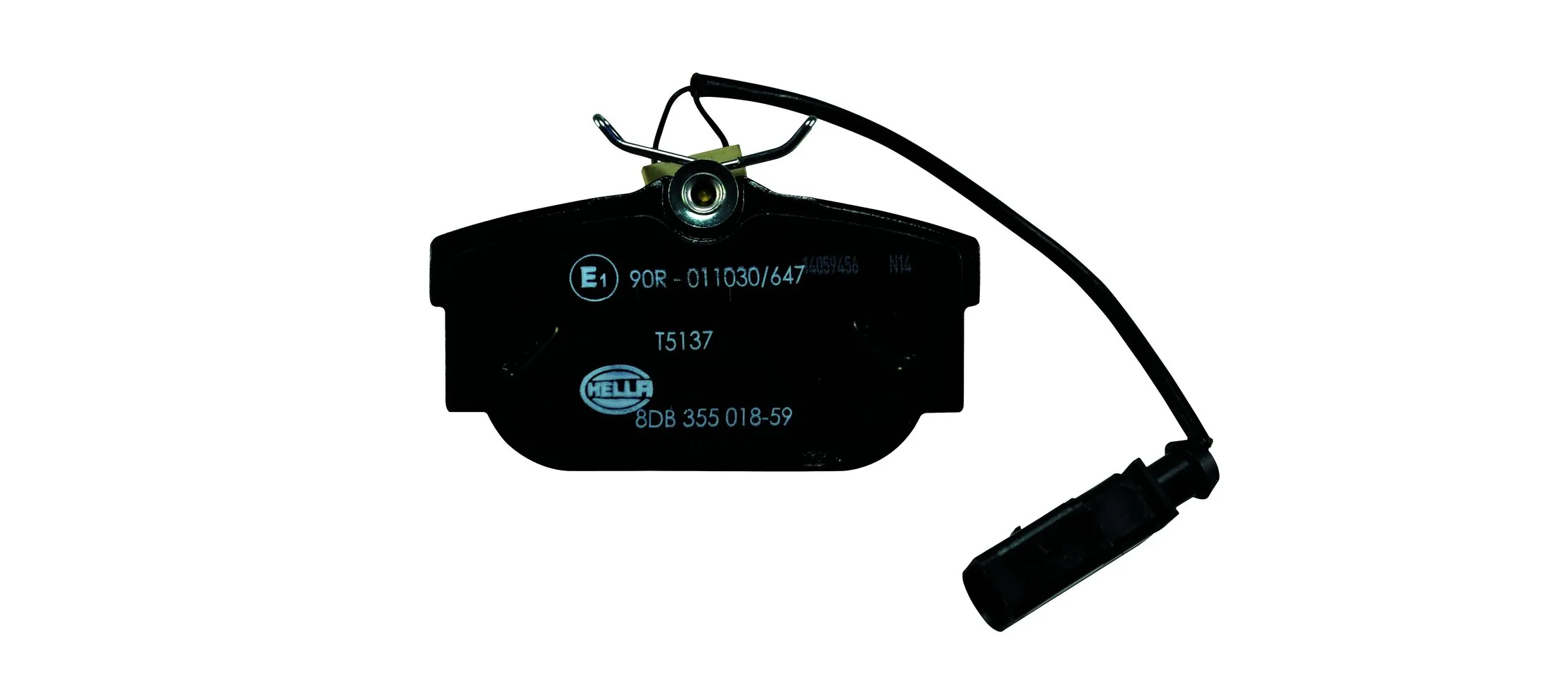 8DB355018591 HELLA Колодки гальмівні задні, дискові