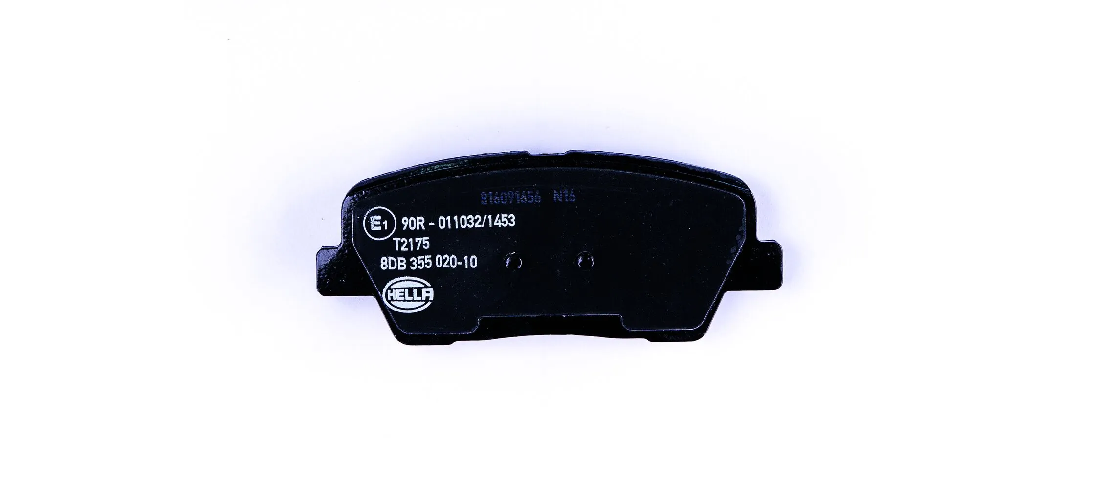 8DB355020101 HELLA Колодки гальмівні задні, дискові