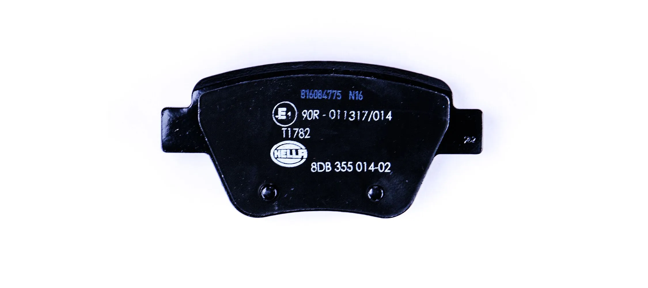 8DB355014021 HELLA Колодки гальмівні задні, дискові