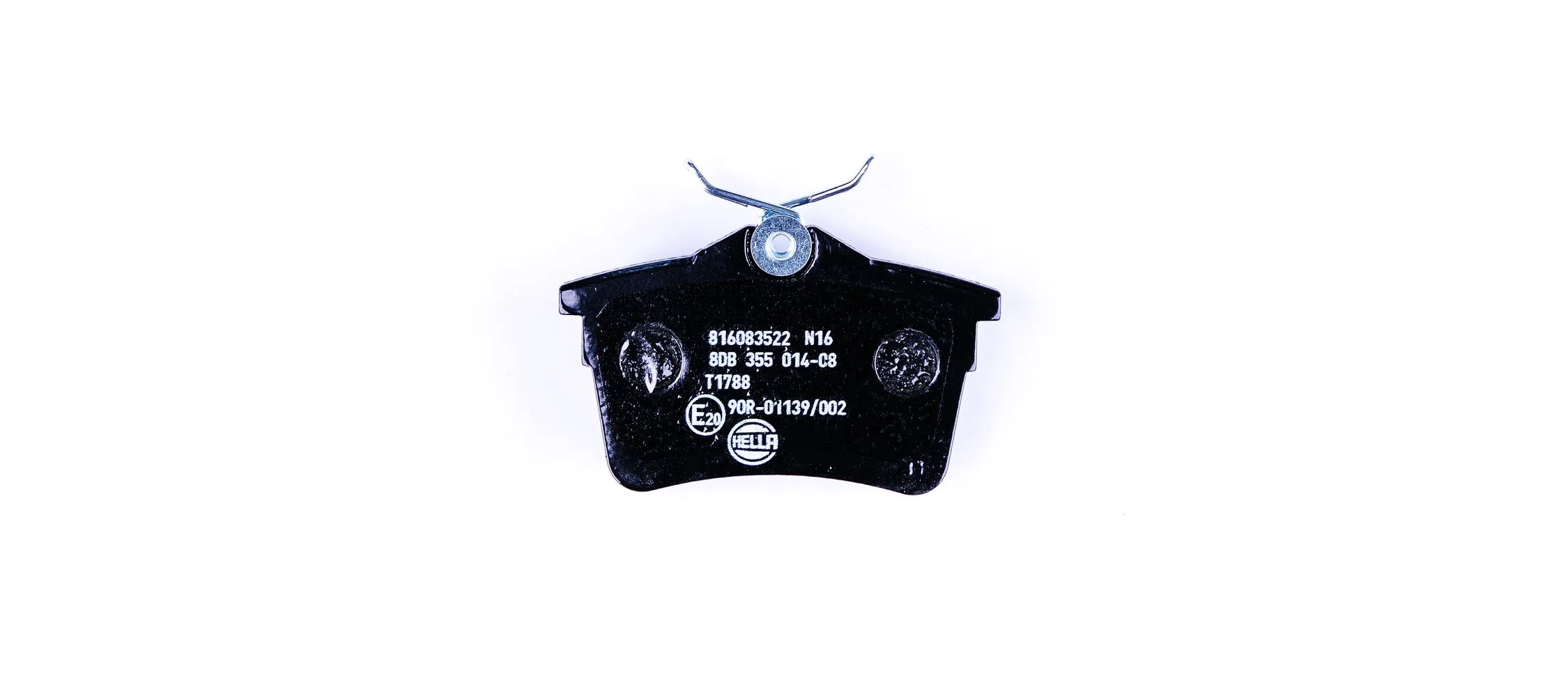8DB355014081 HELLA Колодки гальмівні задні, дискові