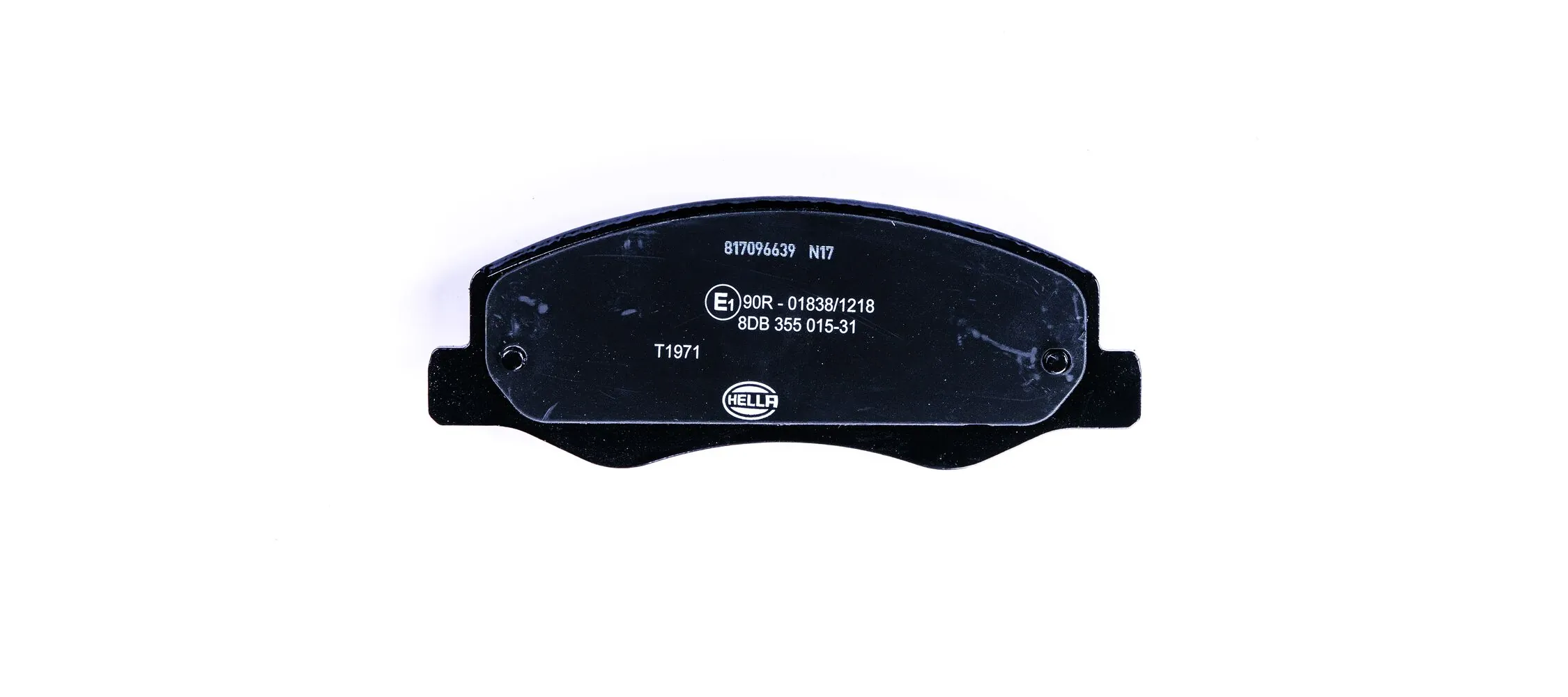 8DB355015311 HELLA Колодки гальмівні задні, дискові