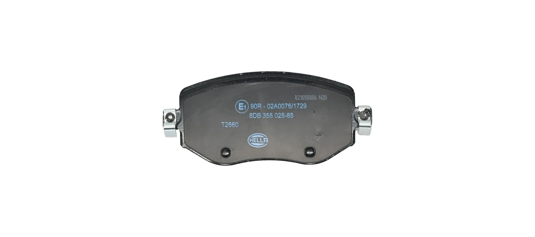 8DB355025851 HELLA Передні гальмівні колодки