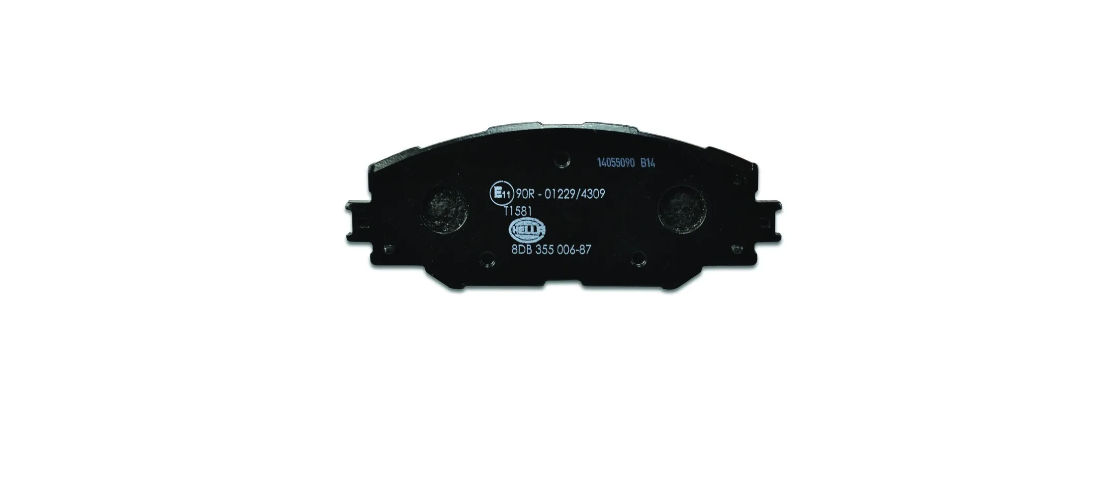 8DB355006871 HELLA Передні гальмівні колодки