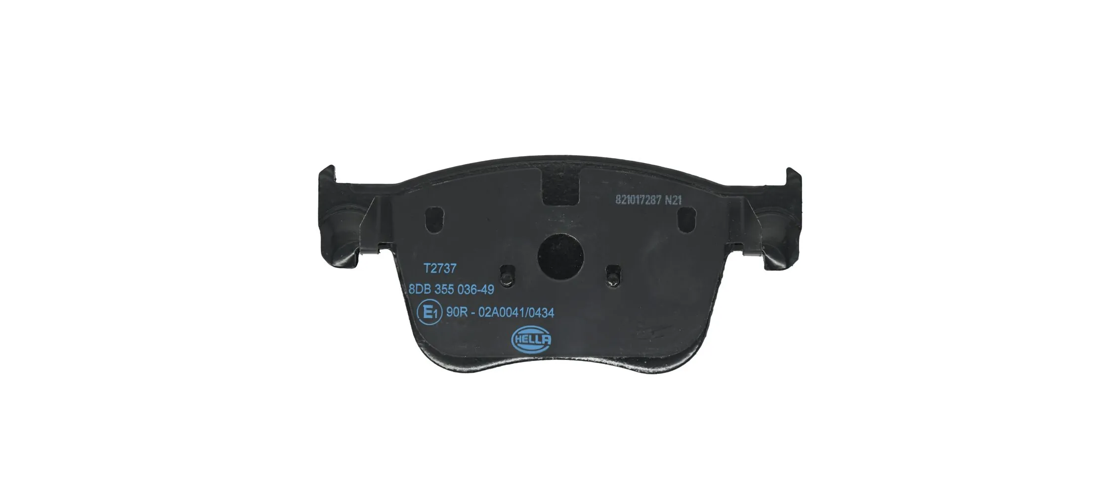 8DB355036491 HELLA Передні гальмівні колодки