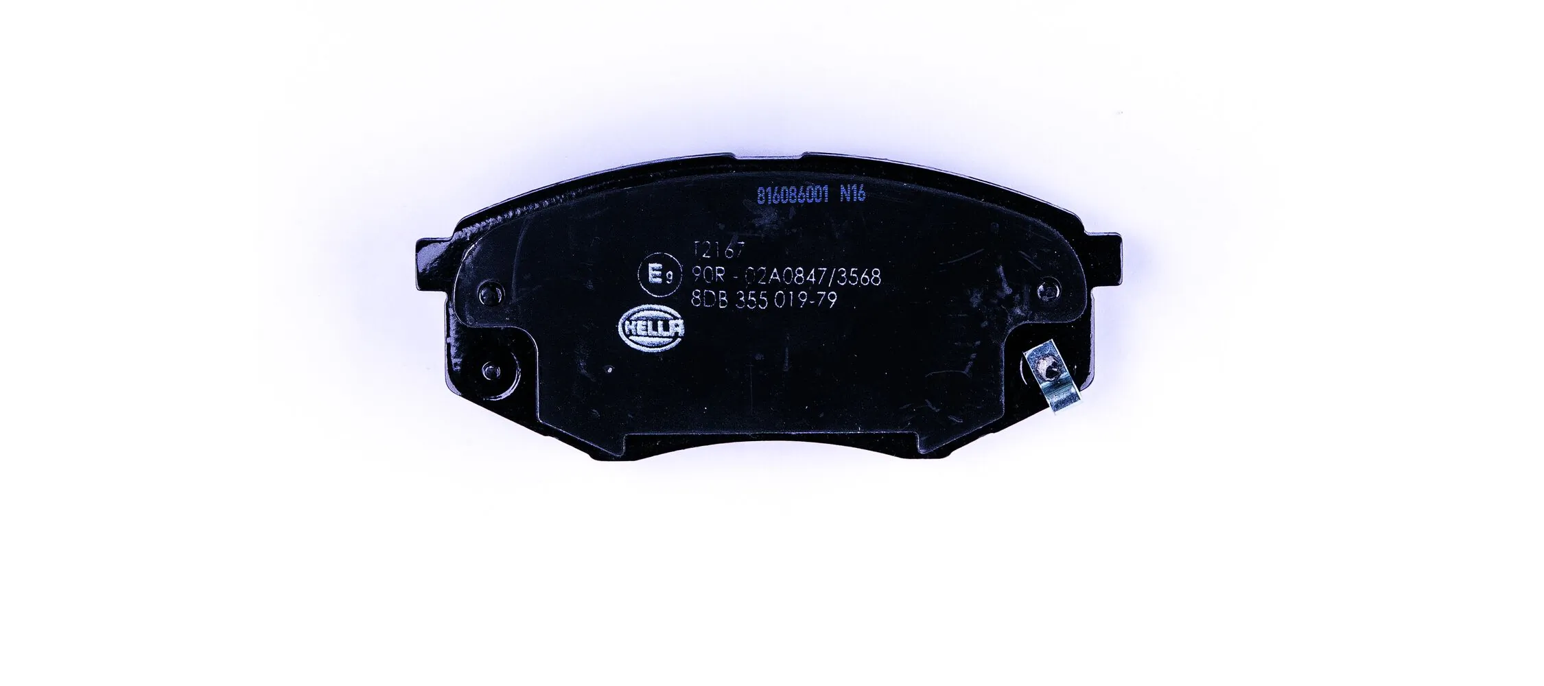 8DB355019791 HELLA Передні гальмівні колодки