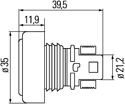 2PF340825001 HELLA Підфарники