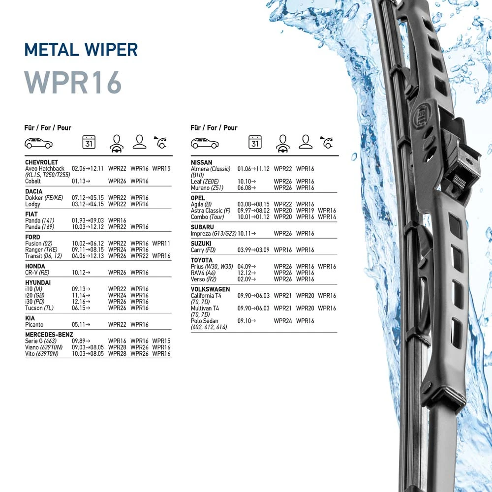 Склоочисники лобового скла на Suzuki Jimny  FJ