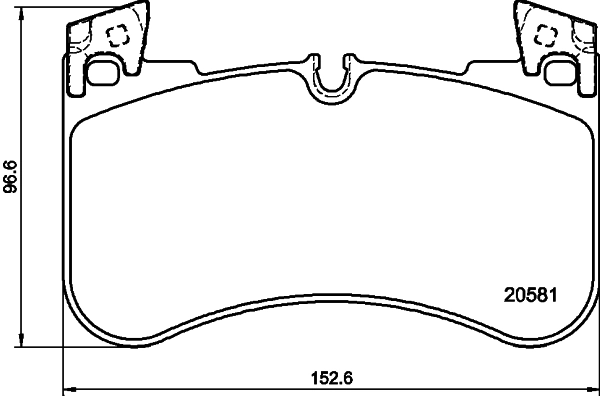 Передні тормозні колодки 162184 Power Stop