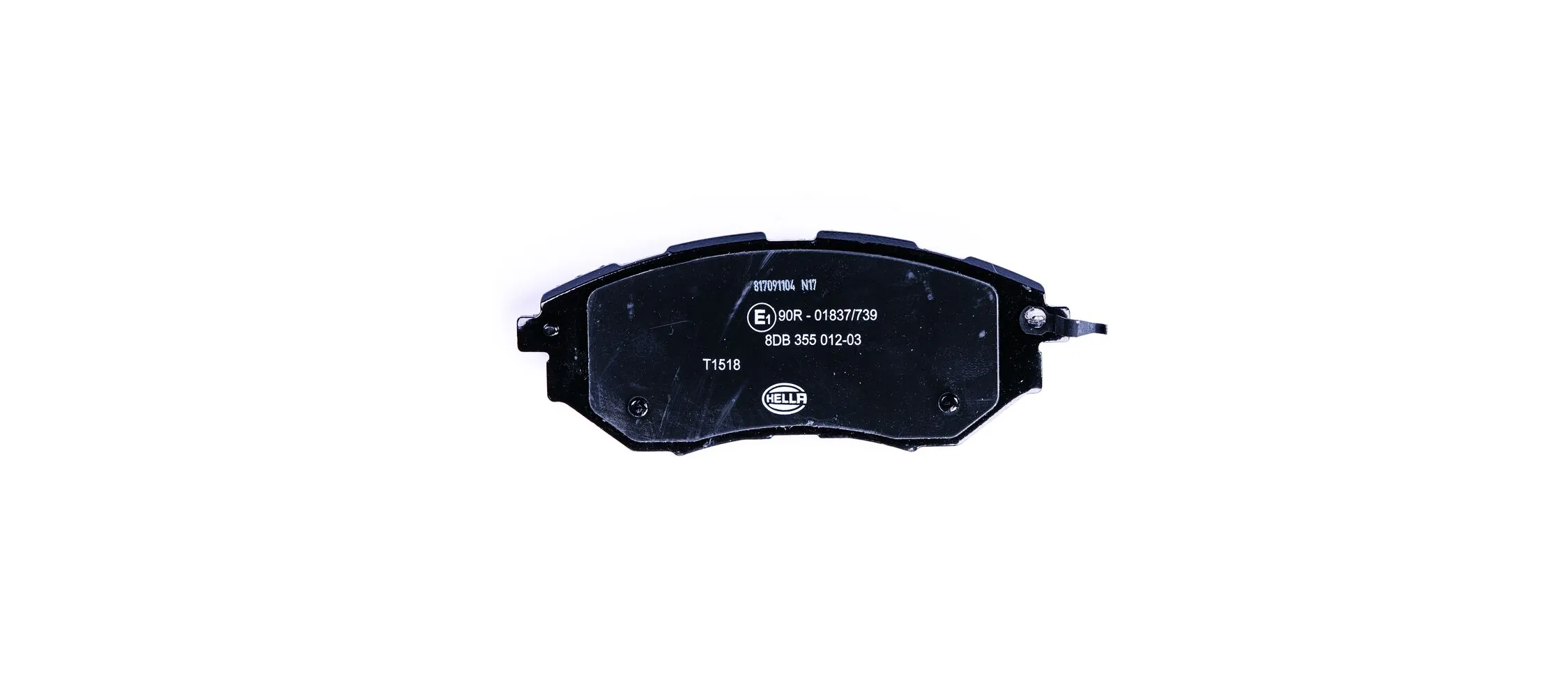 8DB355012031 HELLA Передні гальмівні колодки