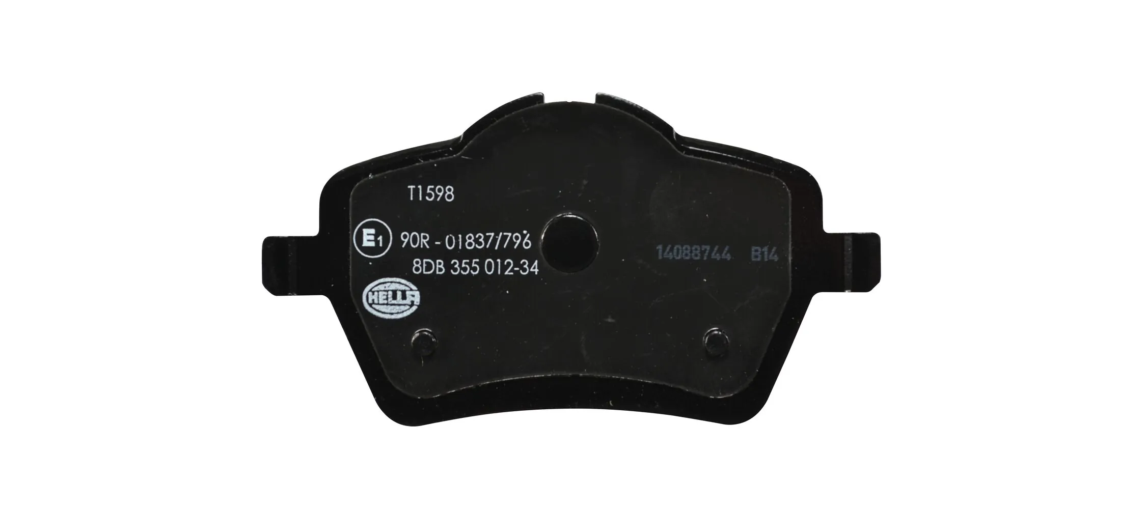 8DB355012341 HELLA Передні гальмівні колодки