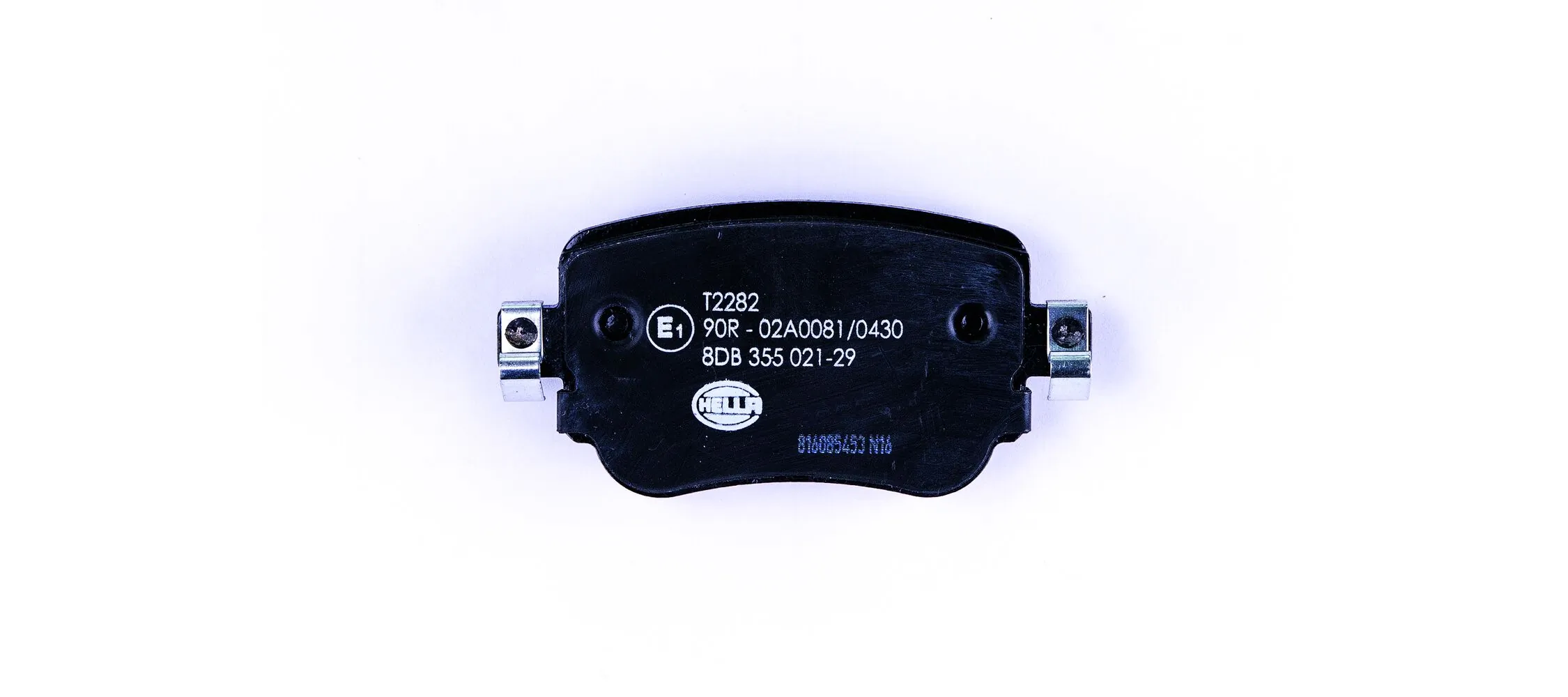 8DB355021291 HELLA Колодки гальмівні задні, дискові