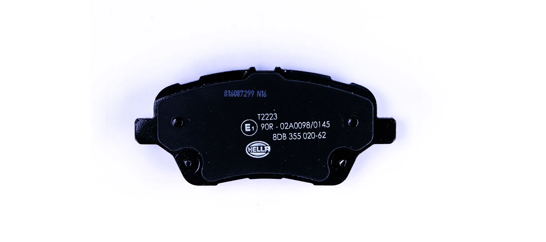8DB355020621 HELLA Передні гальмівні колодки