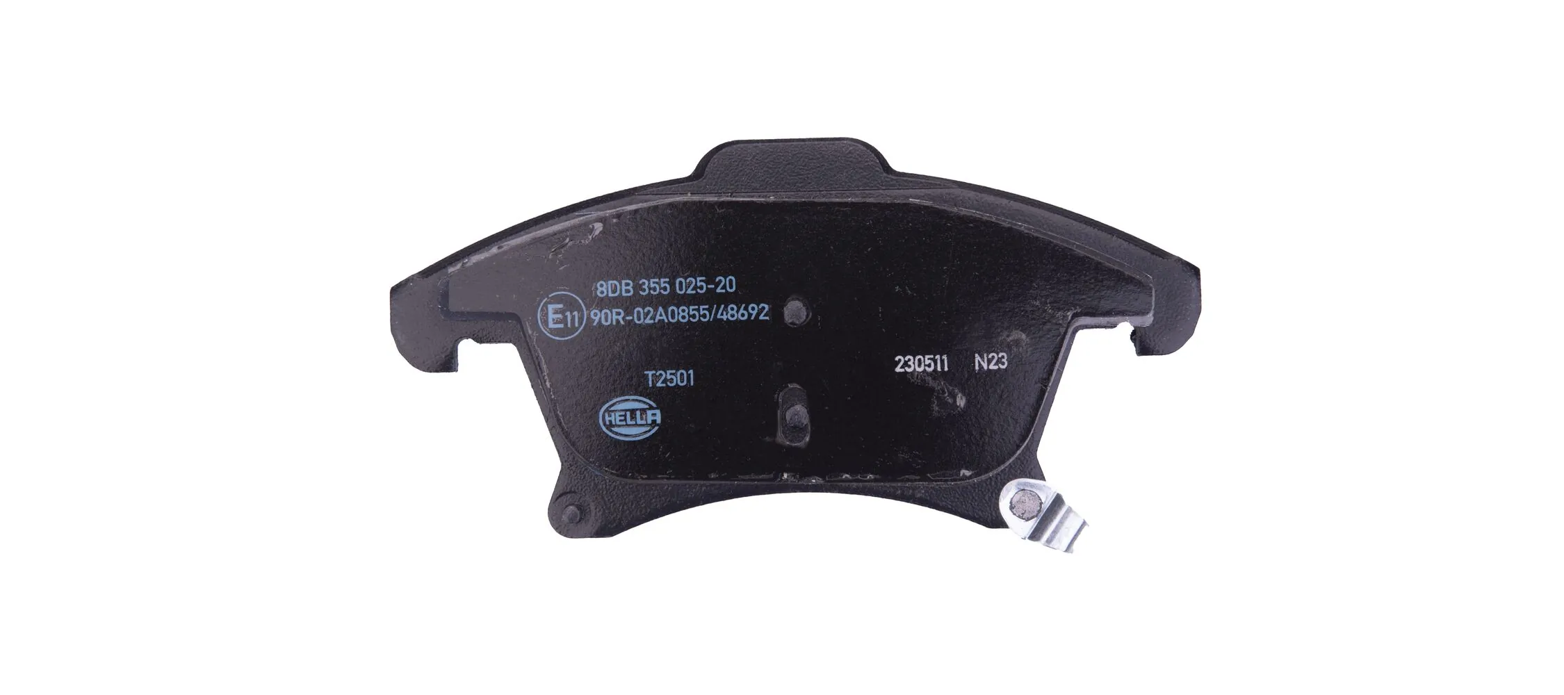 8DB355025201 HELLA Передні гальмівні колодки