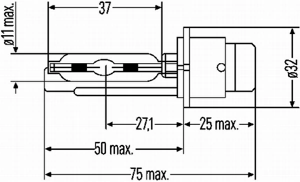 Ксенон Magneti Marelli 002541200000 ціна, від 25.37 USD