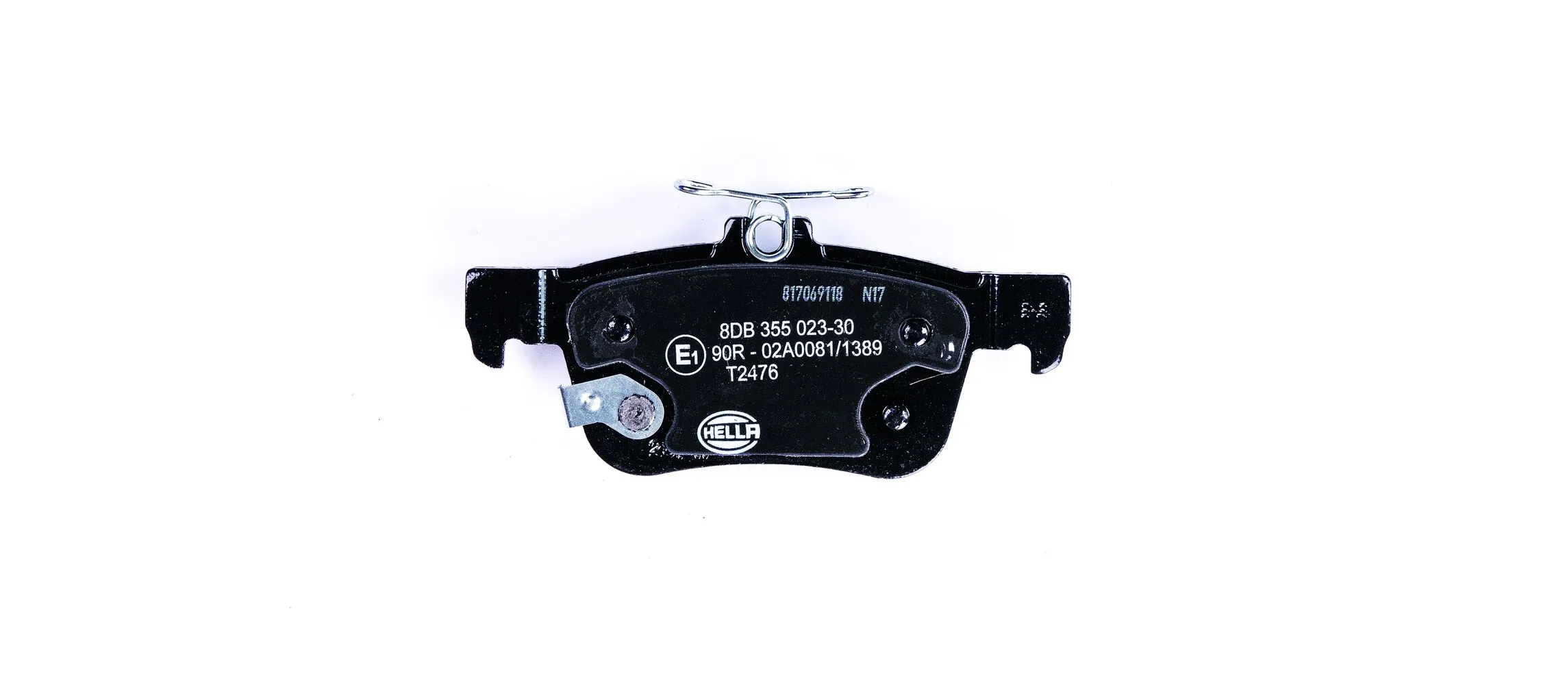 8DB355023301 HELLA Колодки гальмівні задні, дискові
