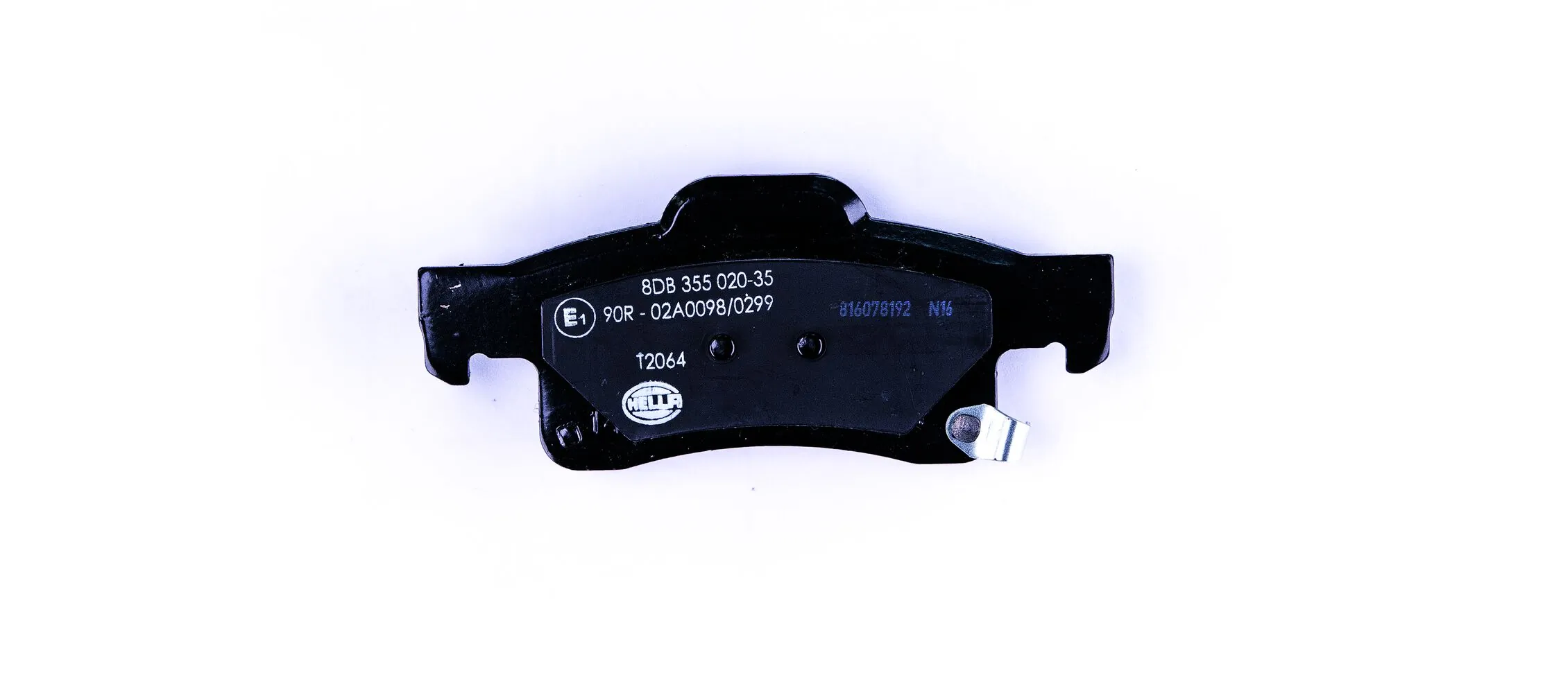 8DB355020351 HELLA Колодки гальмівні задні, дискові