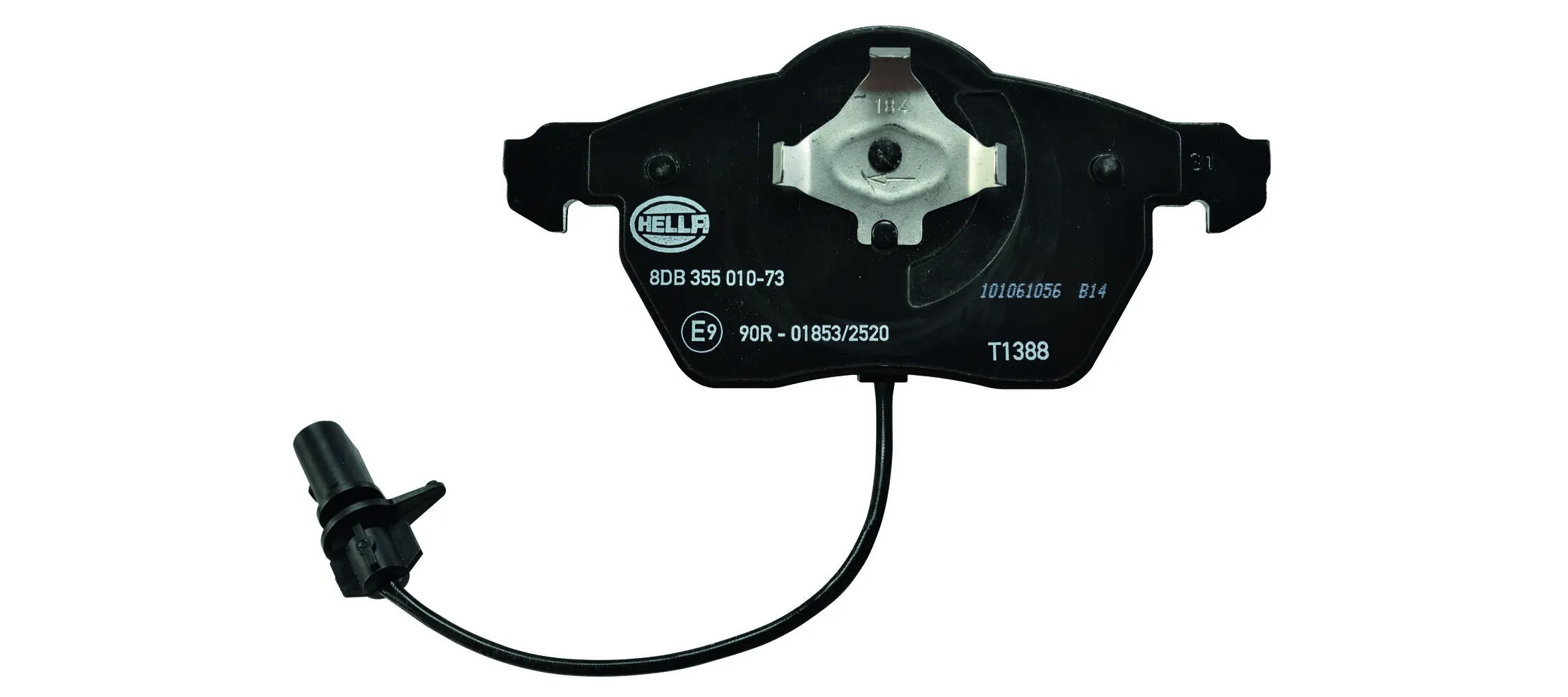 8DB355010731 HELLA Передні гальмівні колодки