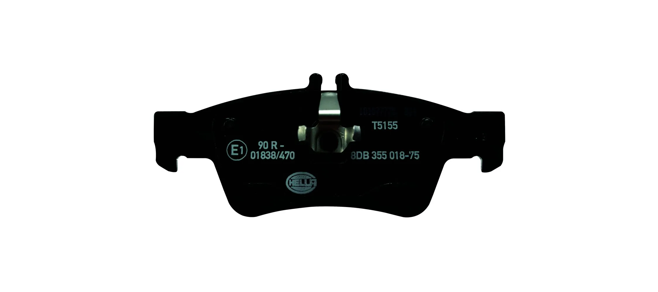 8DB355018751 HELLA Колодки гальмівні задні, дискові