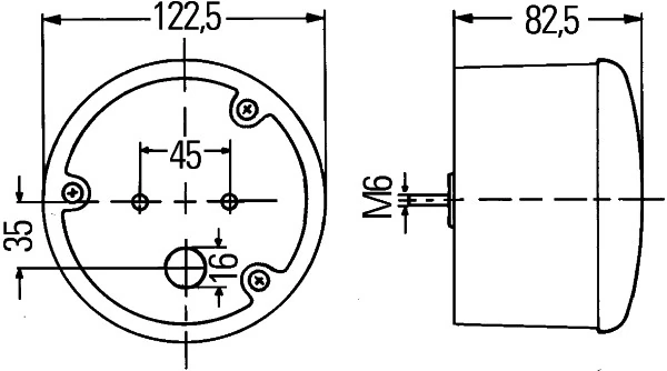 2SD964169117 HELLA Ліхтар задній лівий = правий