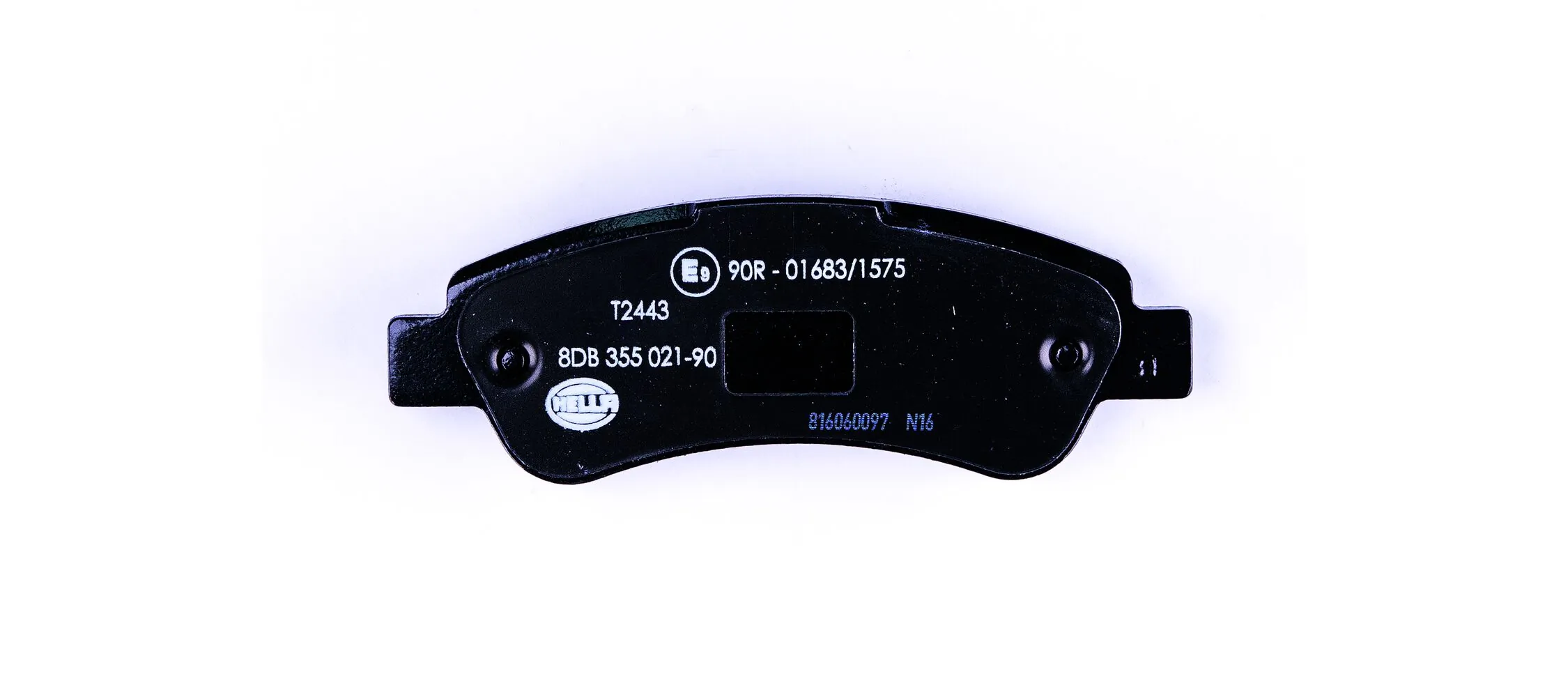 8DB355021901 HELLA Колодки гальмівні задні, дискові