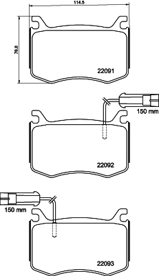 Гальмівні колодки Fiat/Alfa/Lancia 77369149 ціна, від 66.45 USD