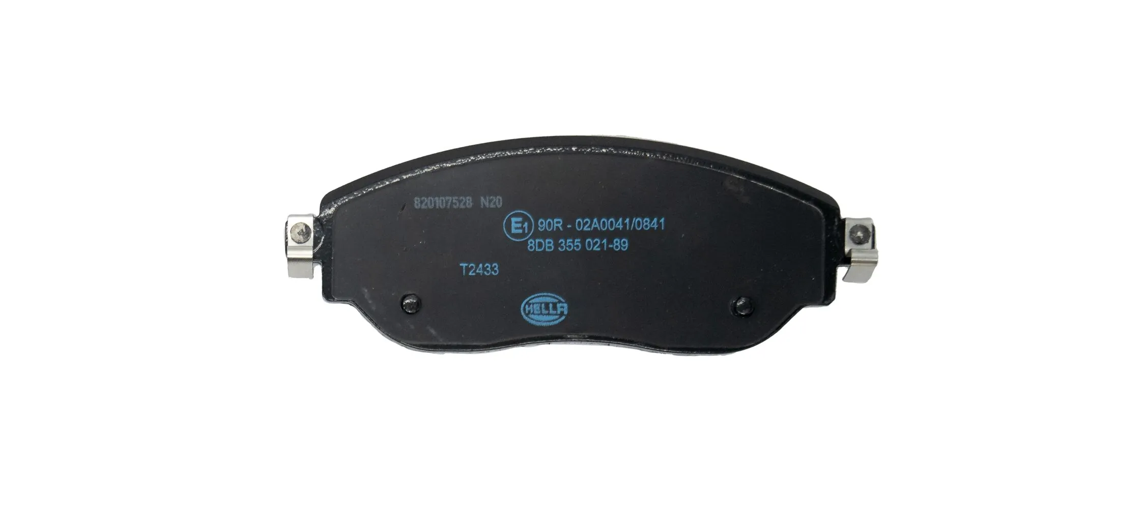 8DB355021891 HELLA Передні гальмівні колодки