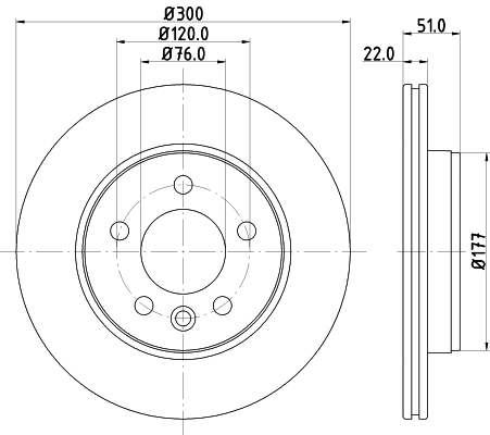 Дискові гальма на Volkswagen AMAROK  2HA, 2HB, S1B, S6B, S7A, S7B