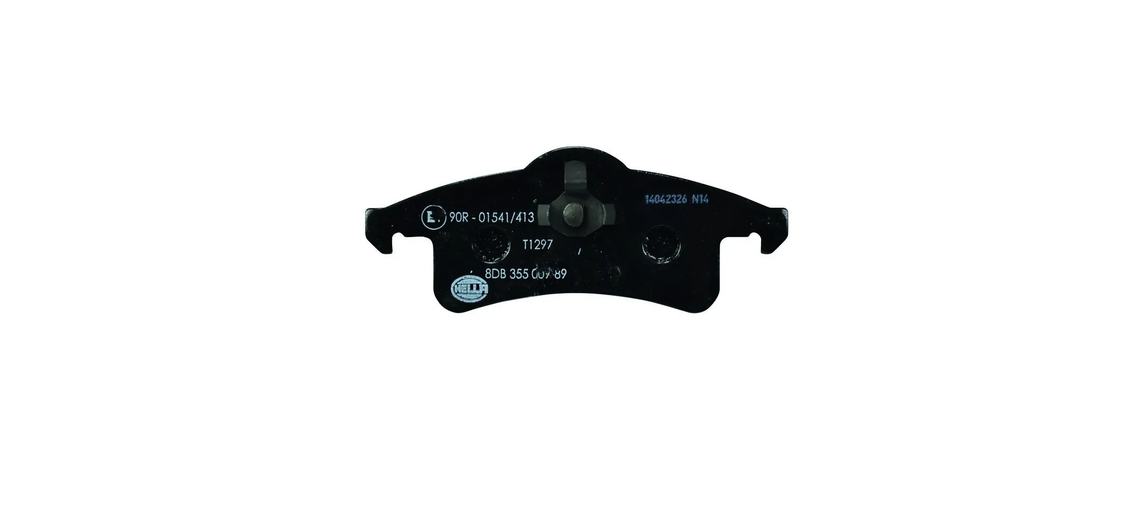 8DB355009891 HELLA Колодки гальмівні задні, дискові